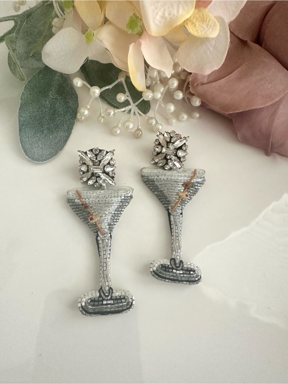 Mignonne Gavigan Bemelmans Martini Beaded Earrings